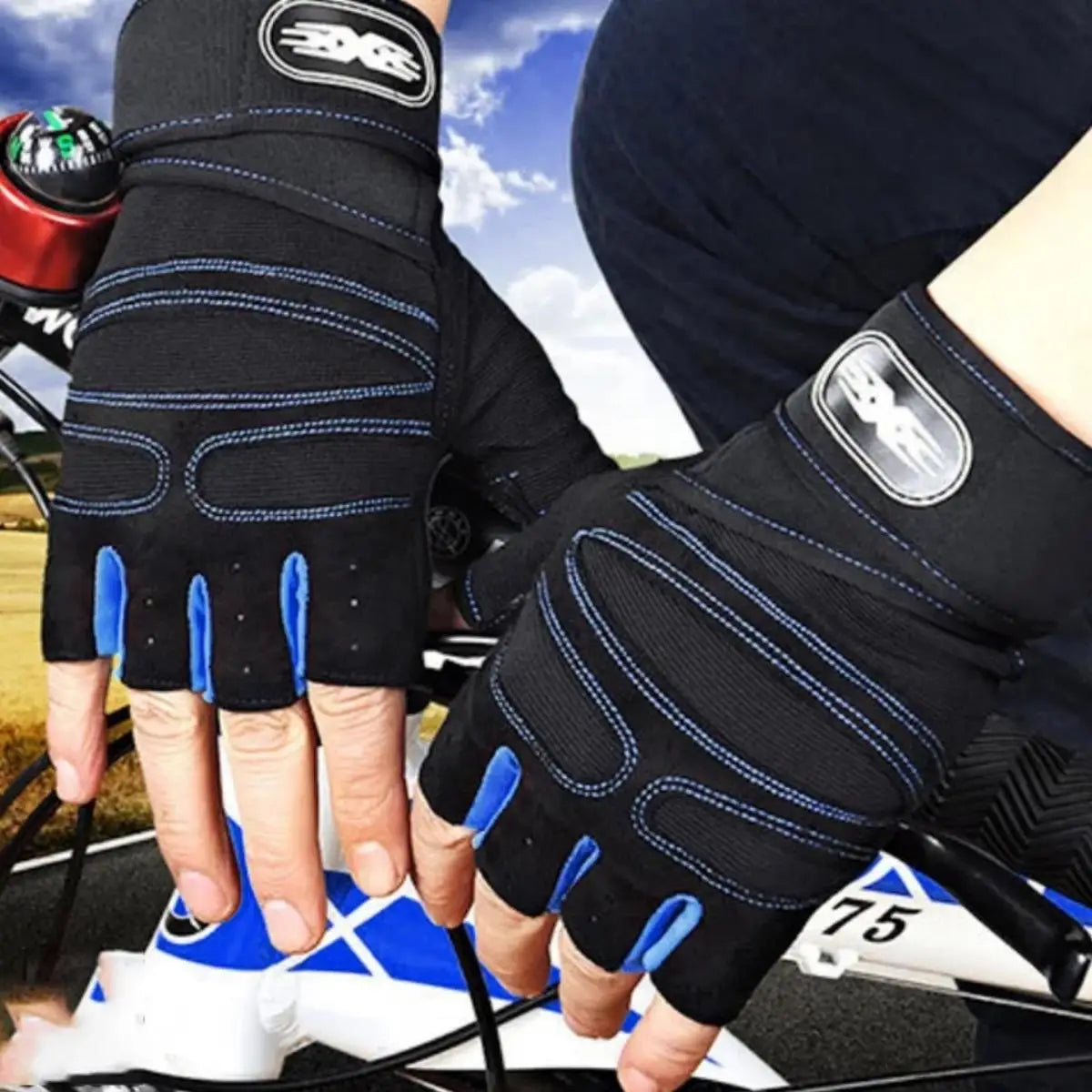 Shockproof Weight Lifting Gloves – Wrist Support for Gym Fitness Training