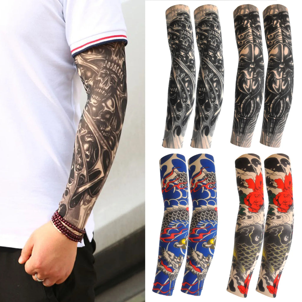 Tattoo Sleeves – Elastic Sun Protection for Outdoor Cycling and Sports