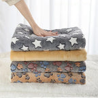 Flannel Pet Sleeping Mat – Warm Winter Cushion for Small and Large Dogs