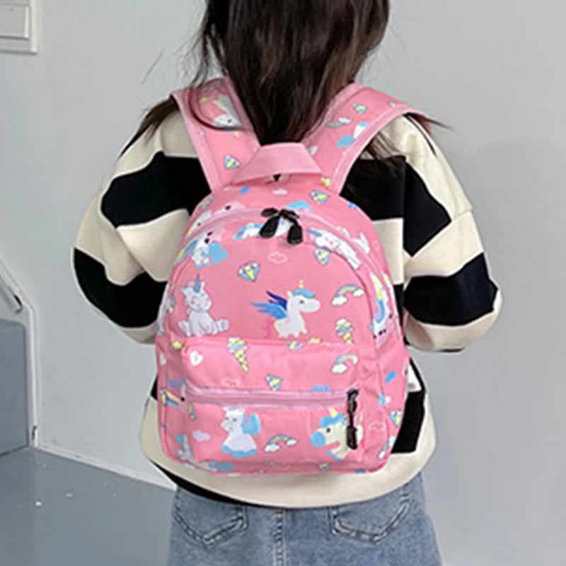 Dinosaur Cartoon Backpack – Waterproof Kids Schoolbag for Kindergarten