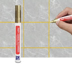 Waterproof Grout Repair Marker – White Tile Seam Paint for Bathroom Restoration