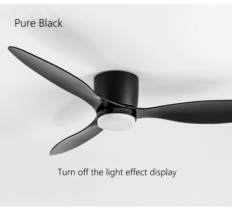 Modern LED Ceiling Fan – 42 52 Inch DC Motor for Nordic Home Lighting