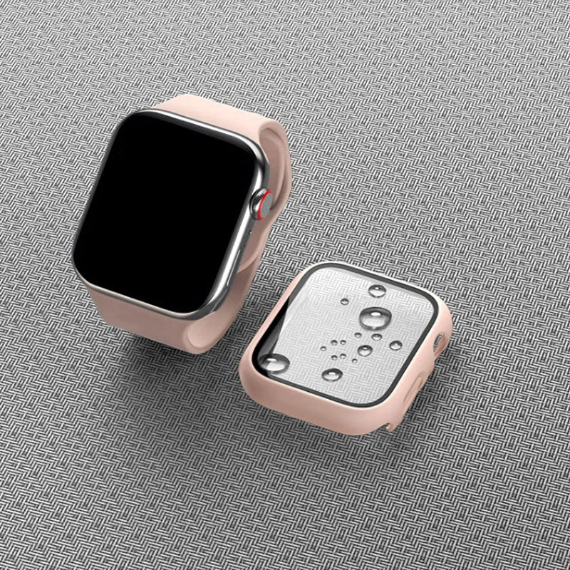 Tempered Glass Case – Protective Screen Cover for Apple Watch Series 10-SE