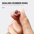 Metal Car Tire Valve Stem Caps – Automotive Accessory for Alfa Romeo Models