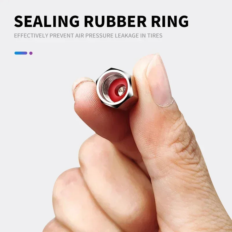 Metal Car Tire Valve Stem Caps – Automotive Accessory for Alfa Romeo Models