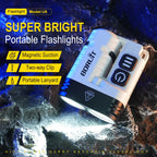 Rechargeable EDC Keychain Flashlight – Magnetic LED Work Light for Camping
