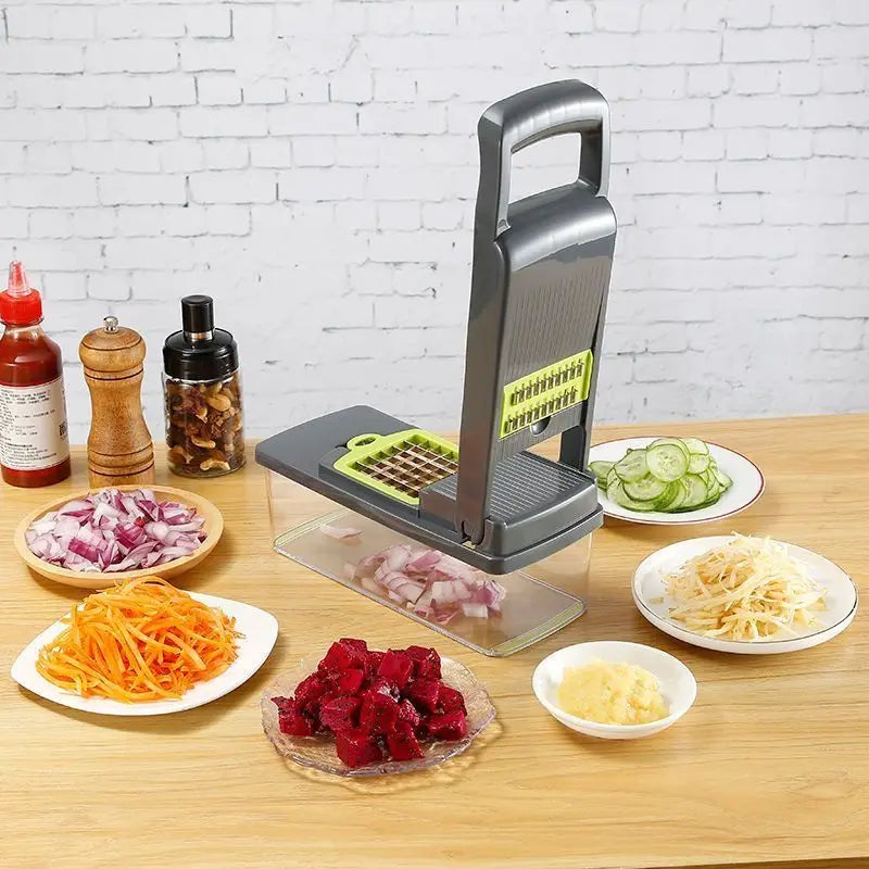 Multifunctional Vegetable Chopper – Kitchen Slicer and Shredder for Food Prep