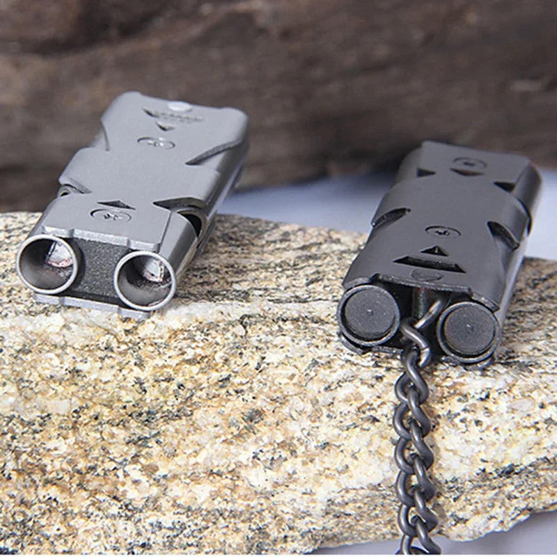 Emergency Survival Whistle – 180dB Aluminum Alloy for Outdoor Camping