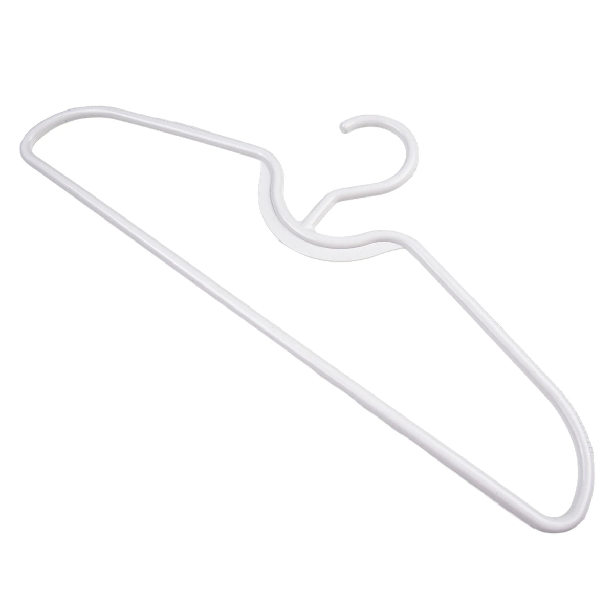 Anti-slip Plastic Clothes Hangers – Short Neck Space-Saving Closet Storage