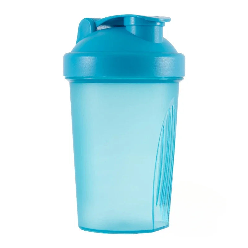 400ml Portable Plastic Shaker Bottle – Protein Mixer for Fitness Gym Sports