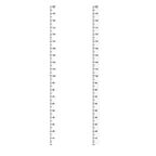 Self-Adhesive Height Growth Chart – 0-200cm Wall Sticker for Kids Bedroom