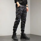 Mens Cotton Camouflage Cargo Pants – Outdoor Trousers for Hiking Workwear