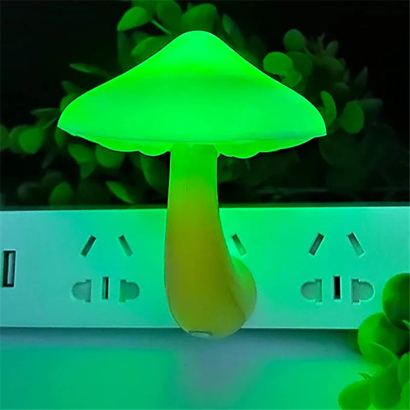 Mushroom LED Night Light – Automatic Sensor Lamp for Kids Bedroom Decor