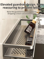 Aluminum Bathroom Shelf – Wall Mounted Storage Rack for Kitchen and Shower