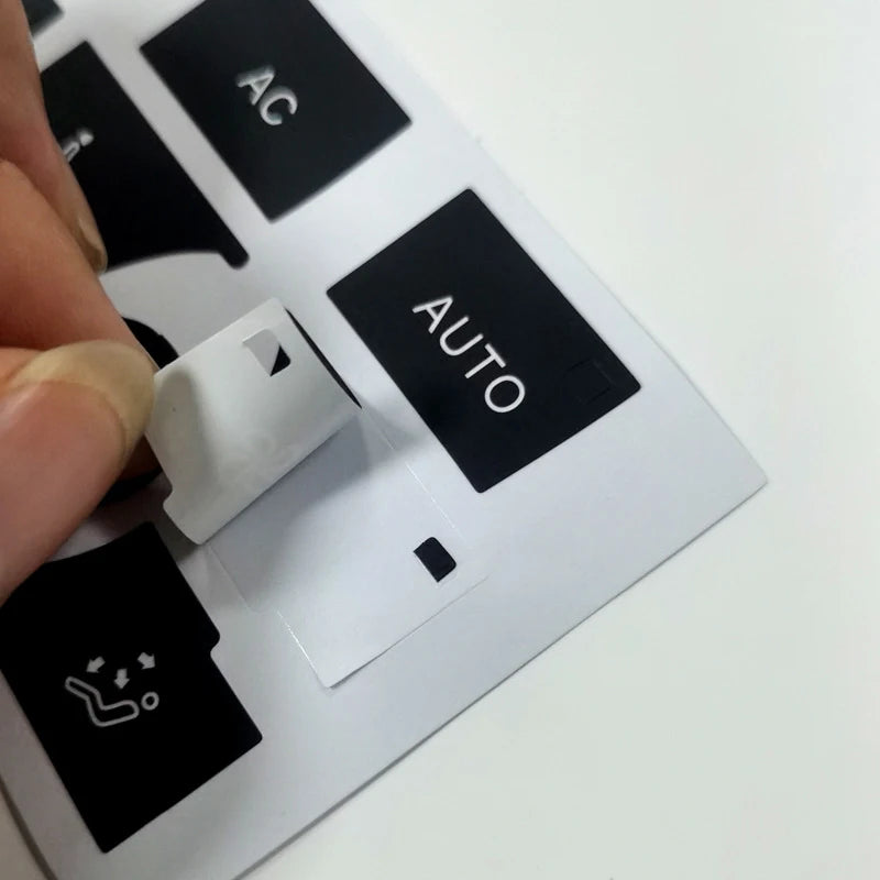 Climate Control Button Decals – Interior Repair Stickers for Audi A6 C6