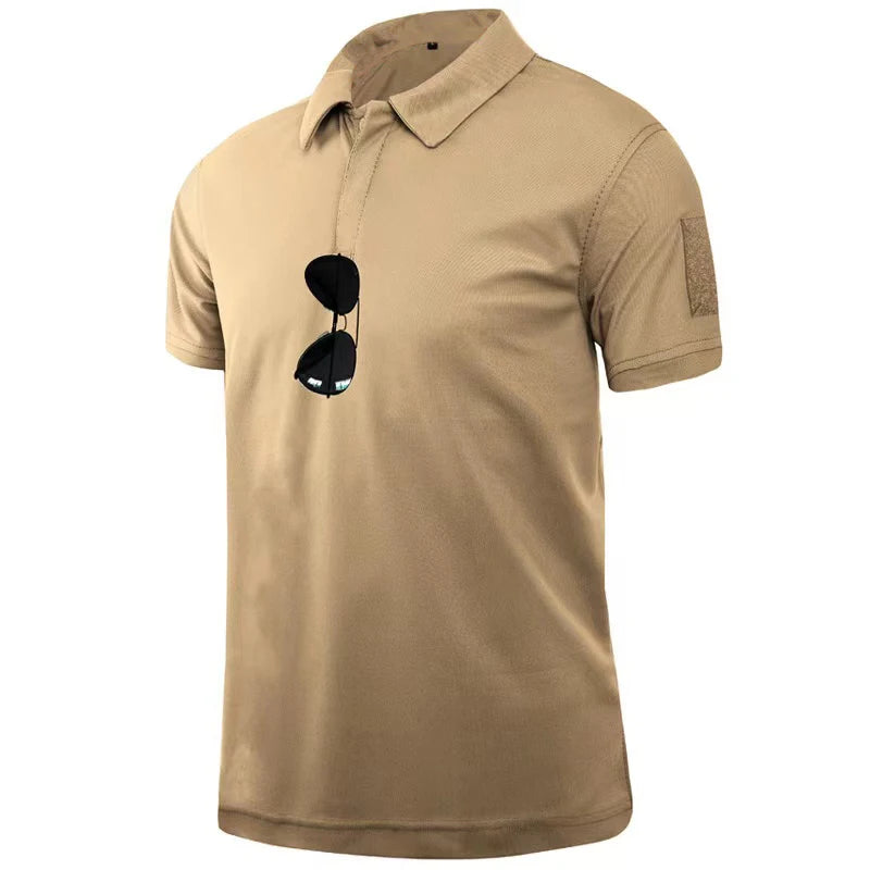 Quick Dry Polo T-Shirt – Breathable Outdoor Shirt for Hiking and Trekking