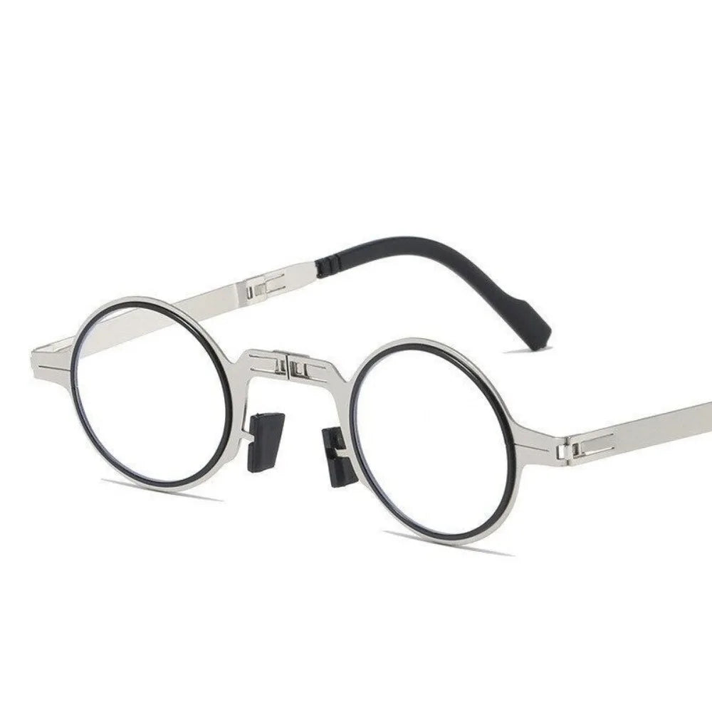 Folding Metal Reading Glasses – Anti-Blue Light Eyewear for Men and Women