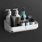 Adhesive Wall Storage Shelf – No-Drill Organizer for Bathroom and Kitchen