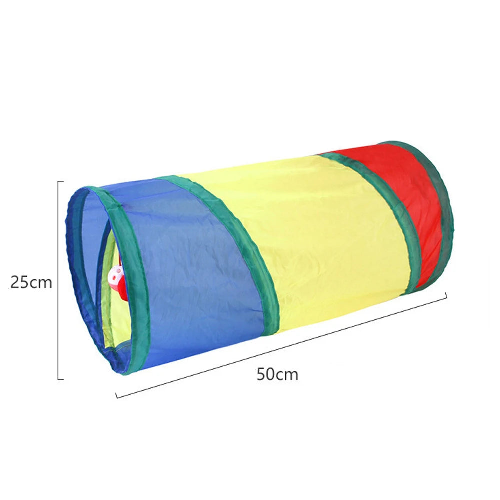 Collapsible Cat Tunnel – Interactive Pet Play Tube for Indoor Exercise