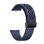 Magnetic Silicone Watch Strap – Breathable Sports Band for Huawei Watch Fit