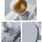 Nordic Astronaut Phone Stand – Spaceman Desk Holder for Office Decor Gifts