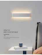 Modern LED Wall Sconce – Minimalist Indoor Lighting for Bedroom and Living Room