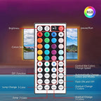 Bluetooth LED Strip Lights – RGB Color Changing Tape for TV Bedroom Lighting