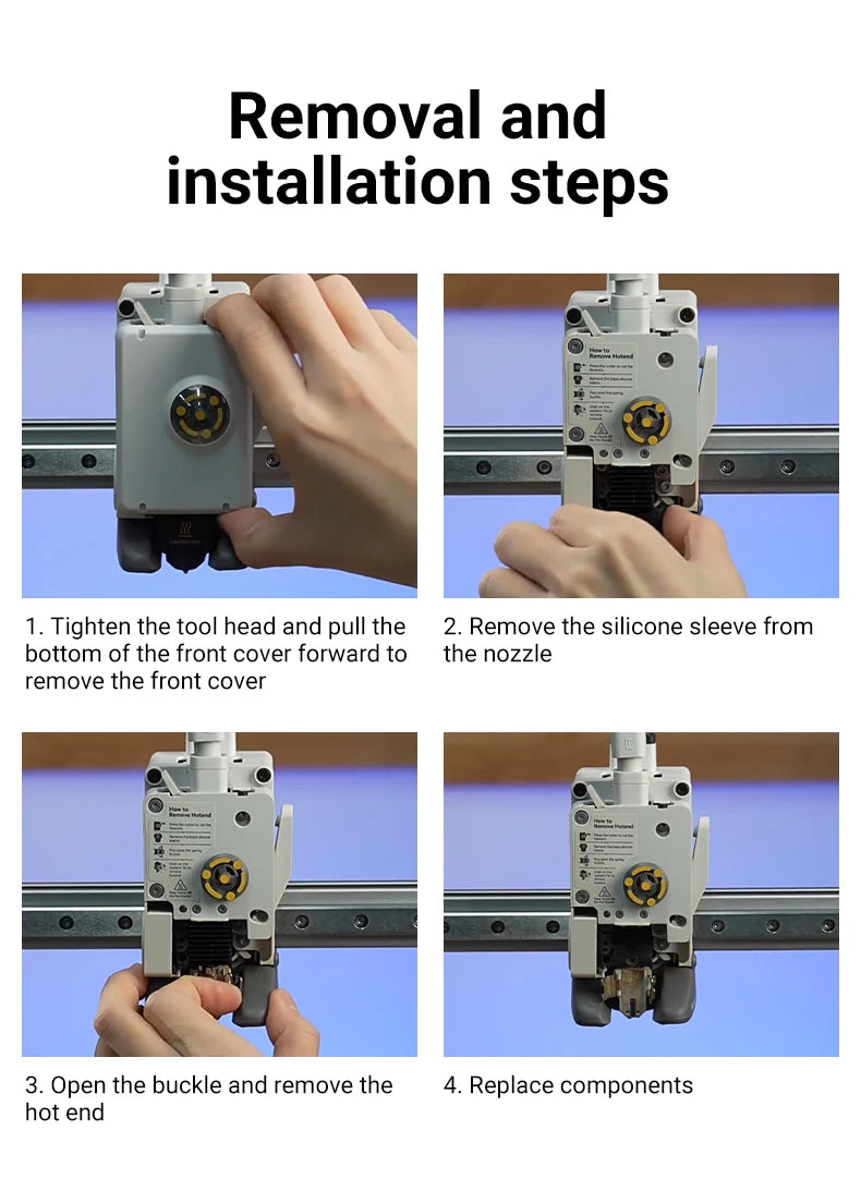 Hotend Heating Assembly Kit for Bambu Lab A1 and A1 Mini 3D Printer Repair