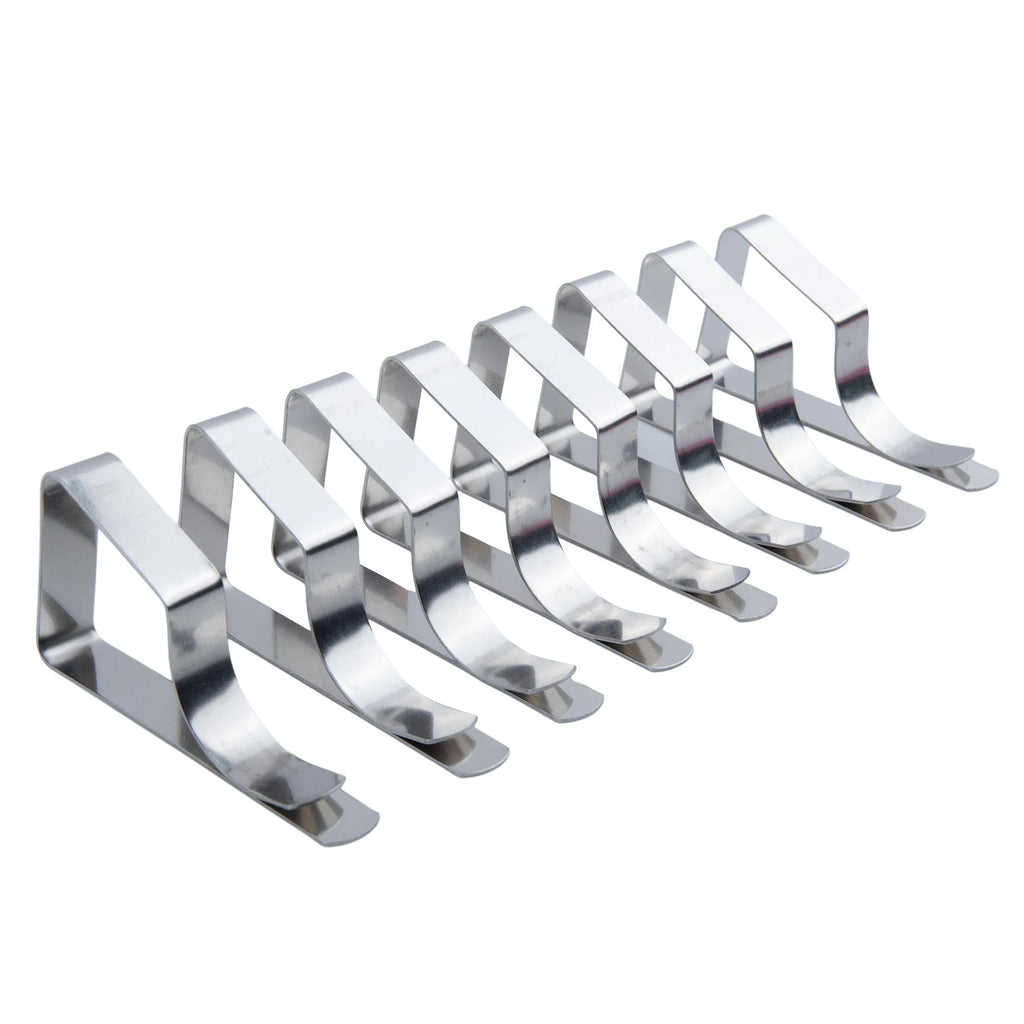 Triangle Tablecloth Clips – Stainless Steel Holders for Party and Picnic