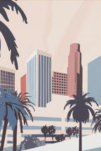 Modern Cityscape Canvas Print – Travel Landscape Wall Art for Home Decor