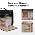 Water-Resistant Makeup Bag – Large Capacity Travel Organizer for Cosmetics