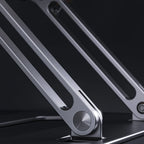 Aluminum Foldable Reading Stand – Adjustable Holder for Laptops and Books