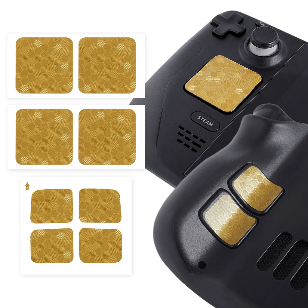 Button and Touchpad Stickers – Anti-Scratch Protective Skins for Steam Deck