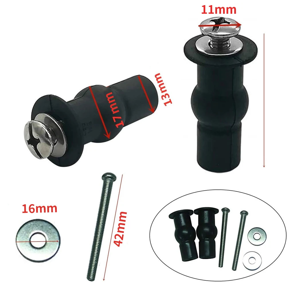 Universal Toilet Seat Fixings – Expanding Rubber Bolts for Seat Repair