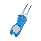 Foldable Golf Divot Tool – Groove Cleaner for Putting Green Training