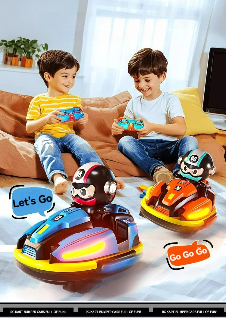 Electric RC Bumper Kart – Drift Crash Interactive Toy for Kids Outdoor Play