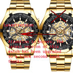 Stainless Steel Quartz Watch – Waterproof Luminous Calendar for Business Men