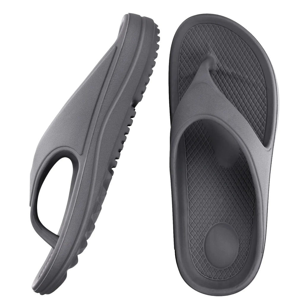 Soft EVA Arch Support Flip-flops – Men's Casual Beach Recovery Sandals