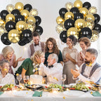 Metallic Pearl and Confetti Balloons – Decorative Latex Set for Party Events