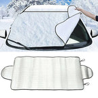 Universal Windshield Sunshade – 150x70cm Snow and Ice Cover for Winter Summer