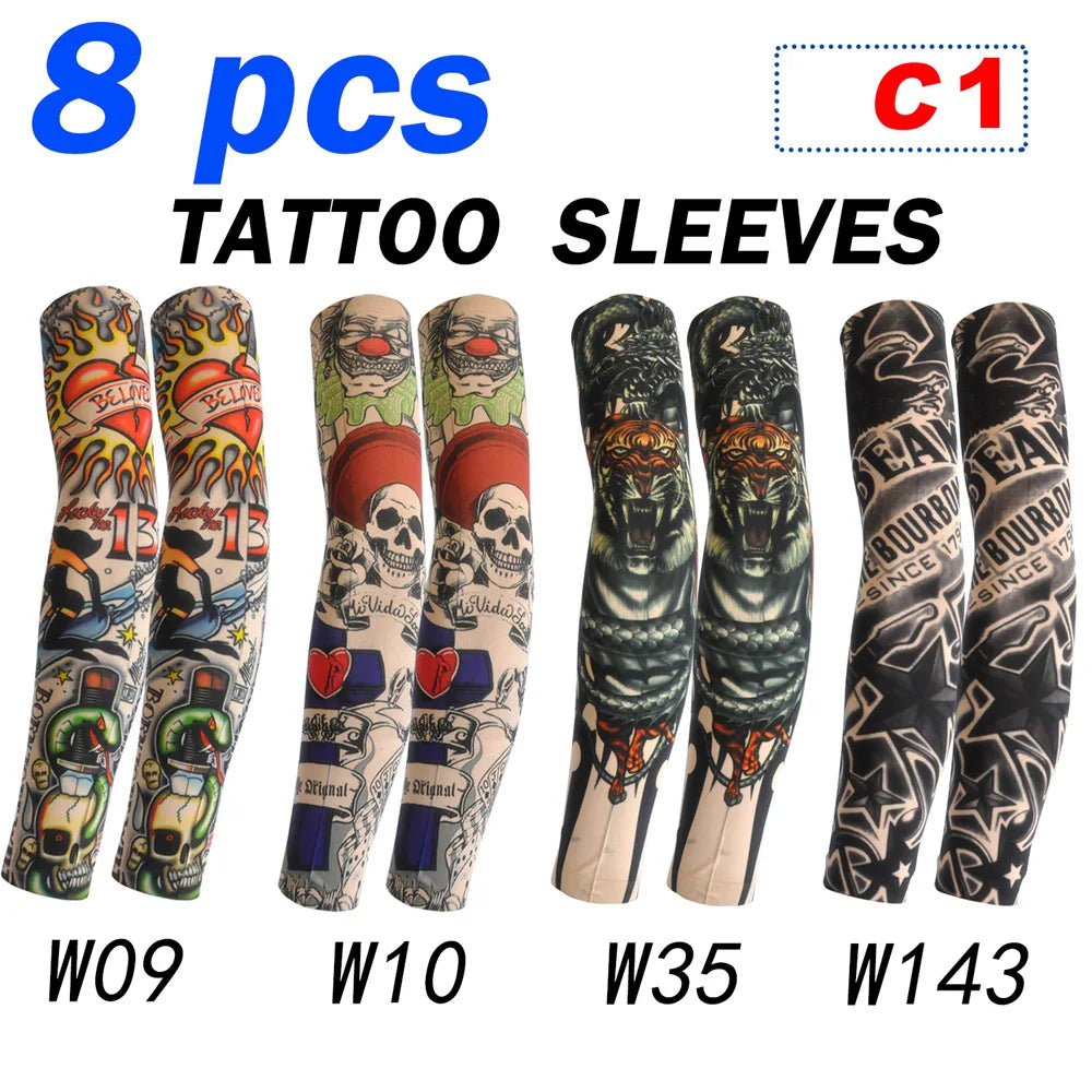 Tattoo Sleeves – Elastic Sun Protection for Outdoor Cycling and Sports
