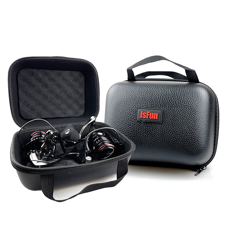 Shockproof PU Fishing Reel Case – Protective Storage for Fishing Tackle