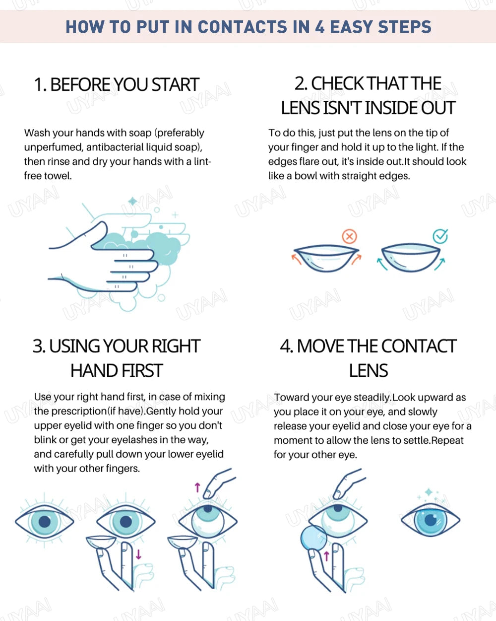Color Contact Lenses – Natural 14.5mm Big Black and Brown Pupils for Beauty Makeup