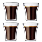 Double-Layer Glass Coffee Mug – Heat Resistant Cup for Espresso and Tea