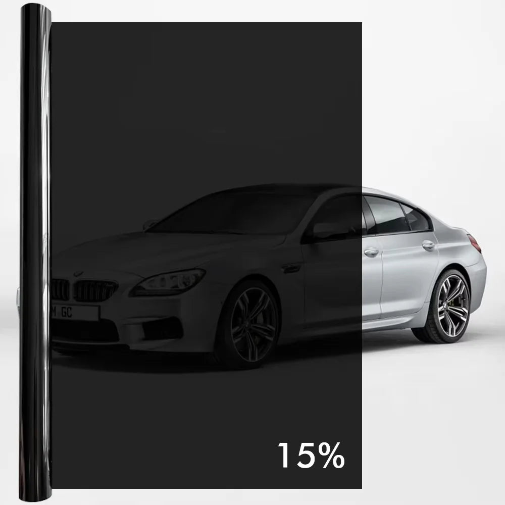 Automotive Window Tint Film – UV Solar Protection for Car Privacy 50x300cm