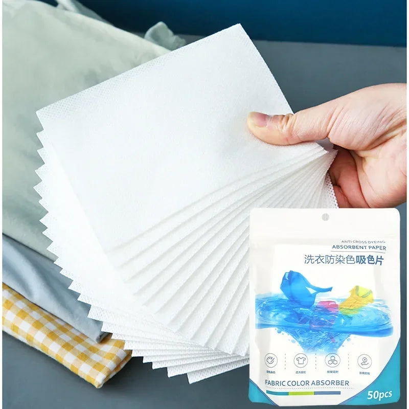Laundry Color Catcher Sheets – Anti-Staining Paper for Washing Clothes