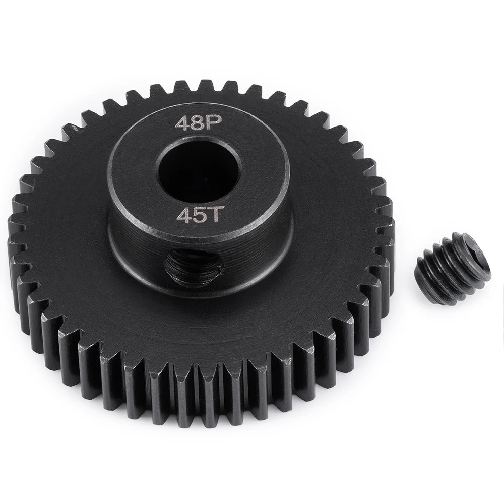 Steel Pinion Gear 17-45T for 5mm Shaft RC Buggy and Crawler