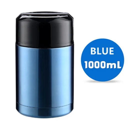 Stainless Steel Vacuum Lunch Box – 1000ML Insulated Food Container for Travel