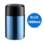 Stainless Steel Vacuum Lunch Box – 1000ML Insulated Food Container for Travel