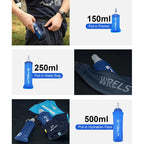 Collapsible TPU Water Bottle – BPA-Free Soft Flask for Outdoor Sports